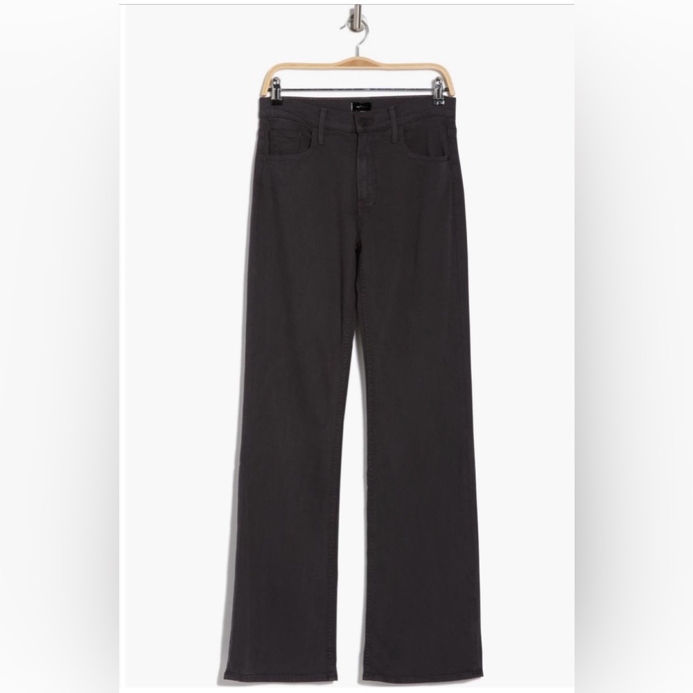 MOTHER Women's Straight Leg Jeans - Charcoal - Picture 3 of 7